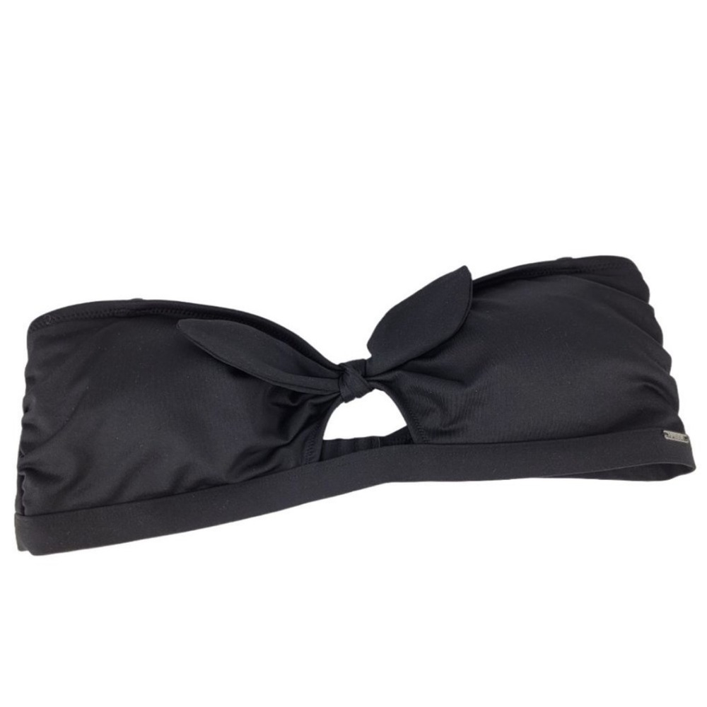 Victoria’s Secret pink knot front bandeau bikini top